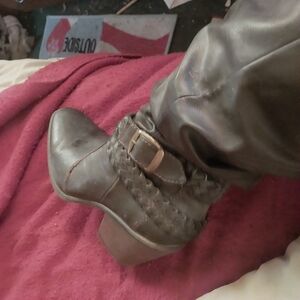 Women's Brown knee high boots